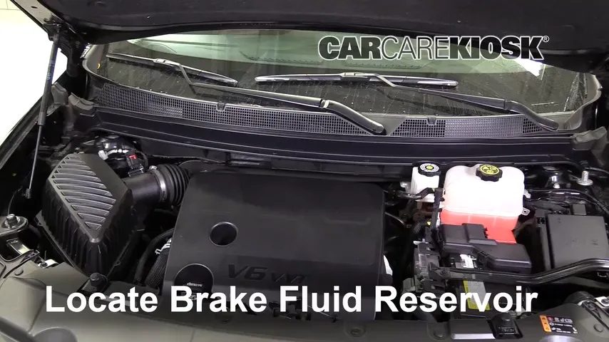 2018 Chevrolet Traverse High Country 3.6L V6 Brake Fluid Check Fluid Level